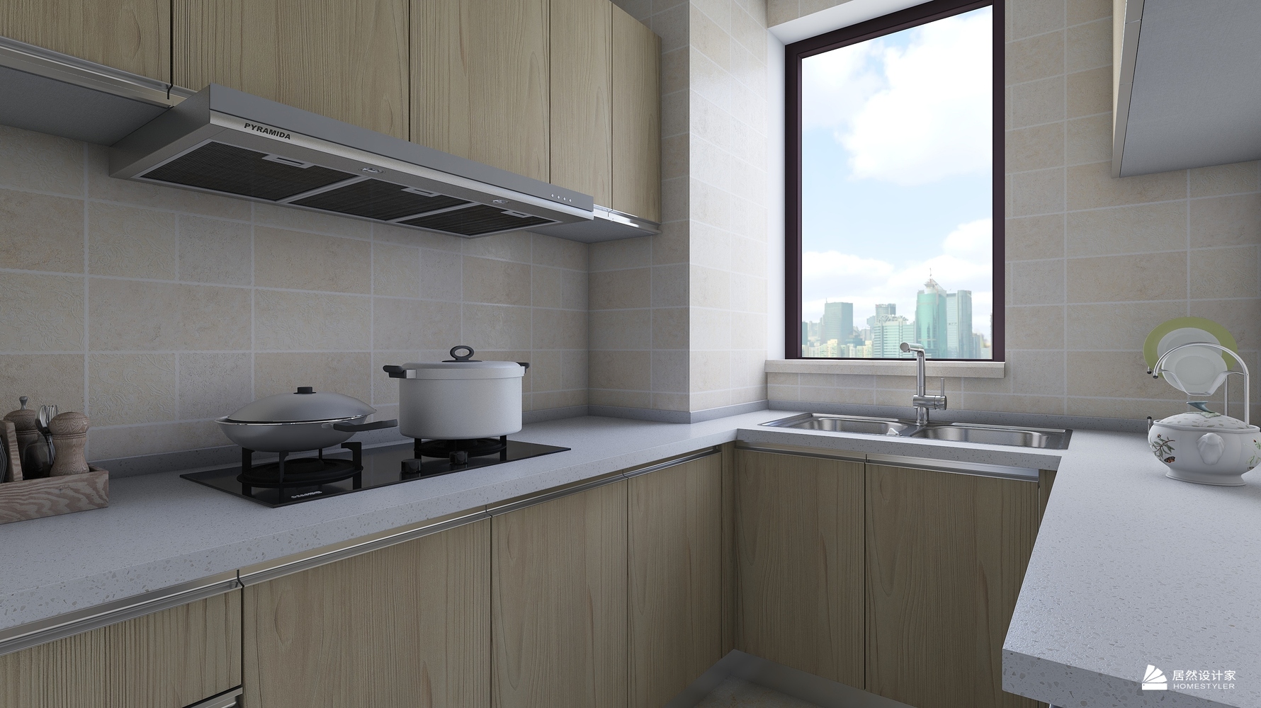 现代风格厨房装修设计效果图