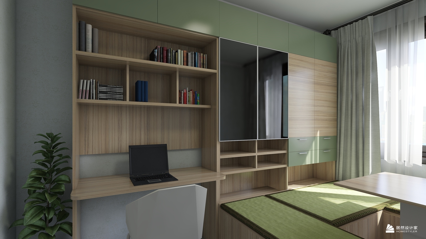 北欧风格三室两厅装修设计效果图