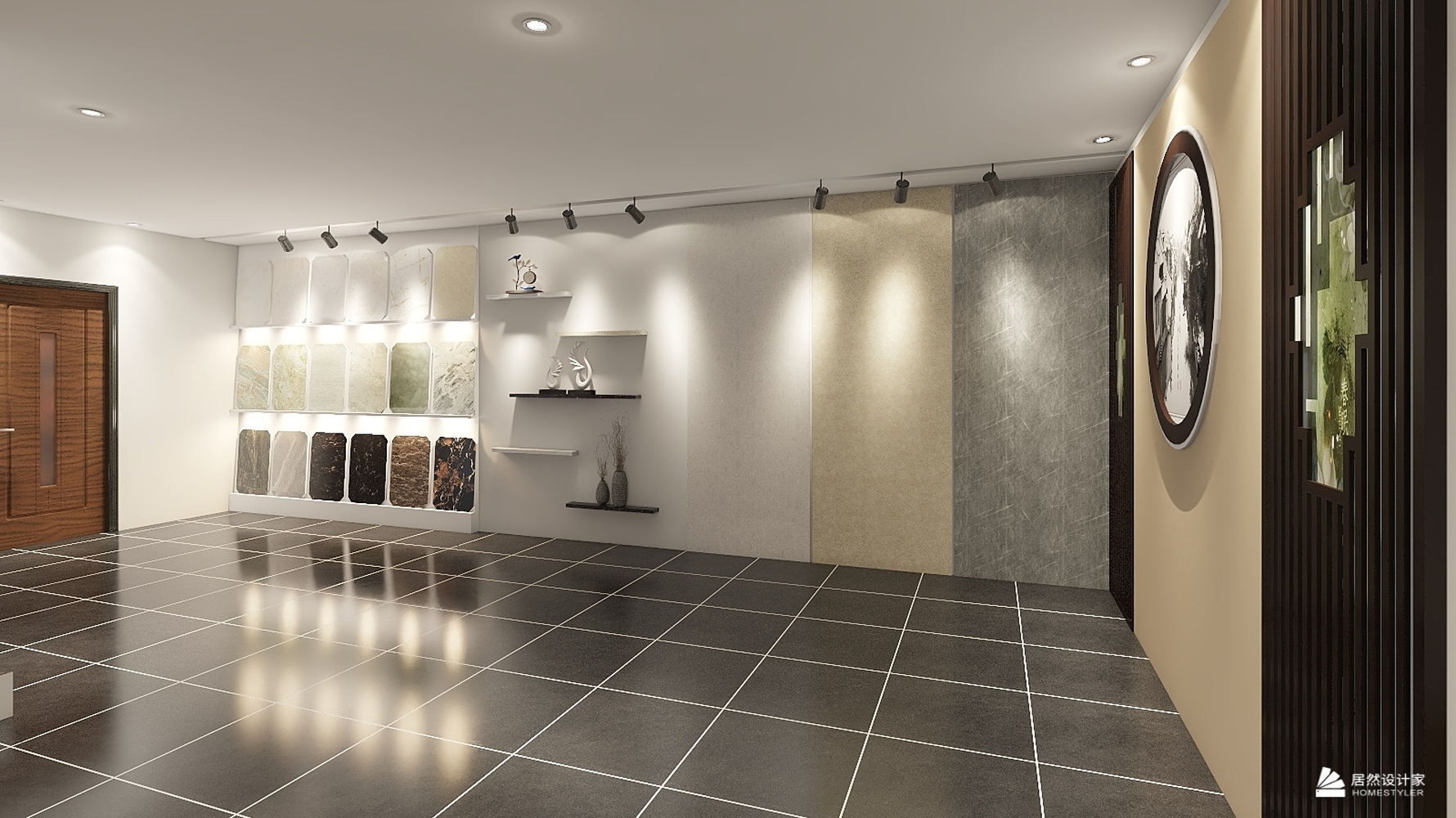 石材- 其它风格一室一厅装修效果图 - 石家庄居然之家设计效果图 - 每