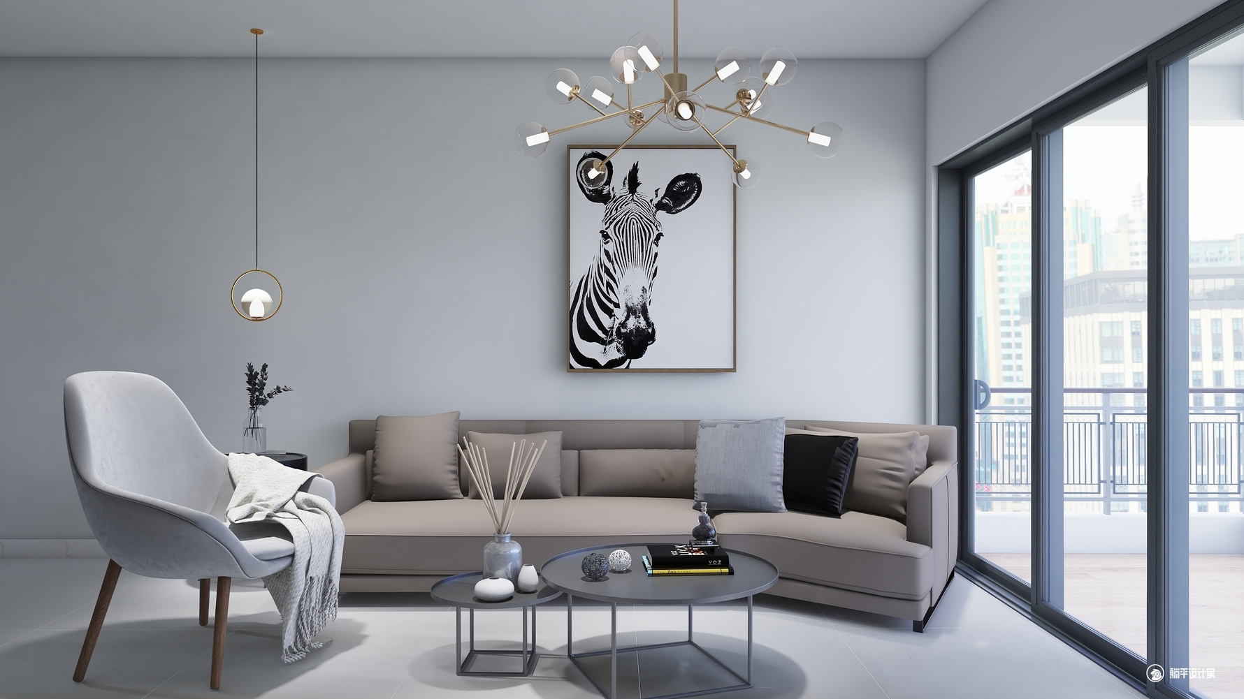 其它风格三室一厅装修设计效果图