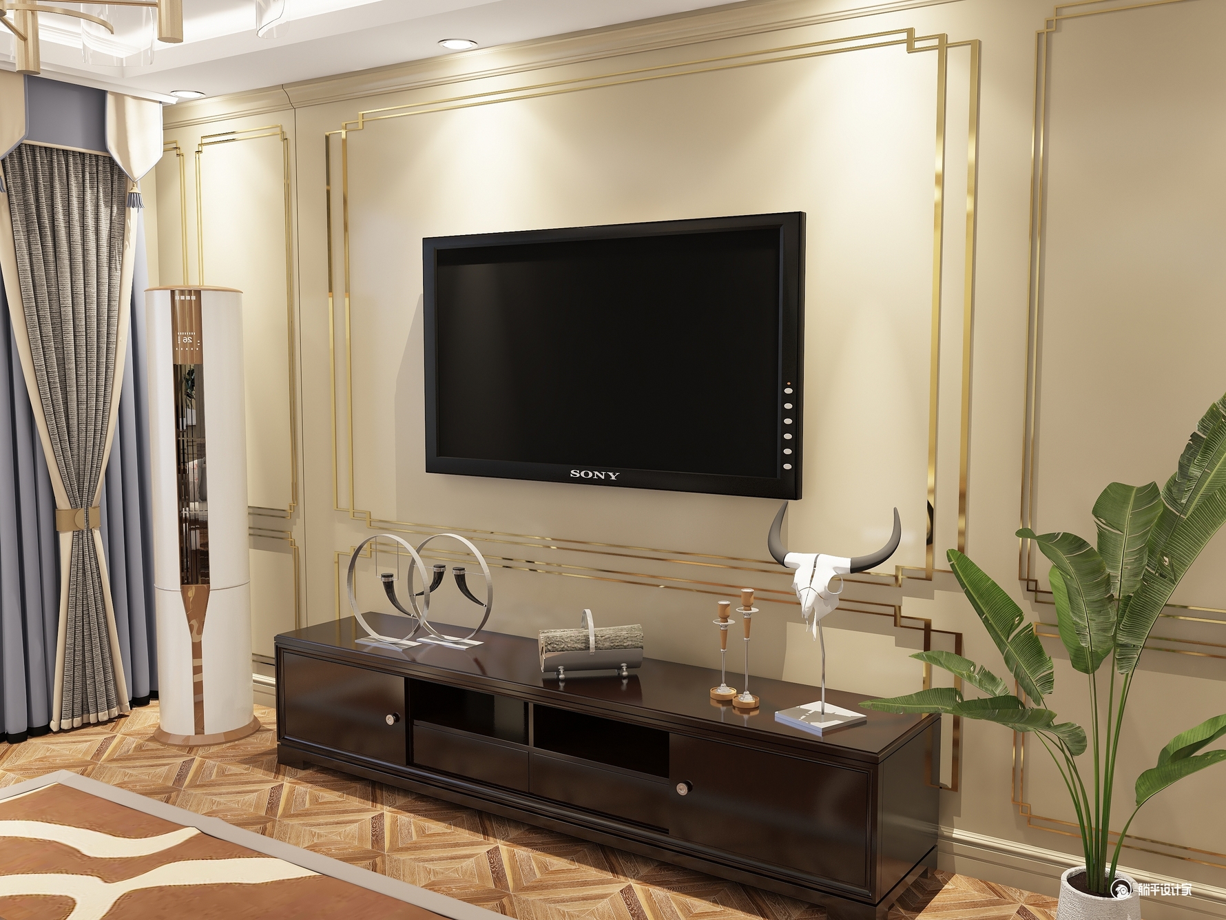 其它风格三室一厅装修设计效果图