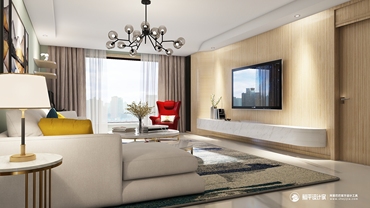 混搭风格四室两厅装修设计效果图