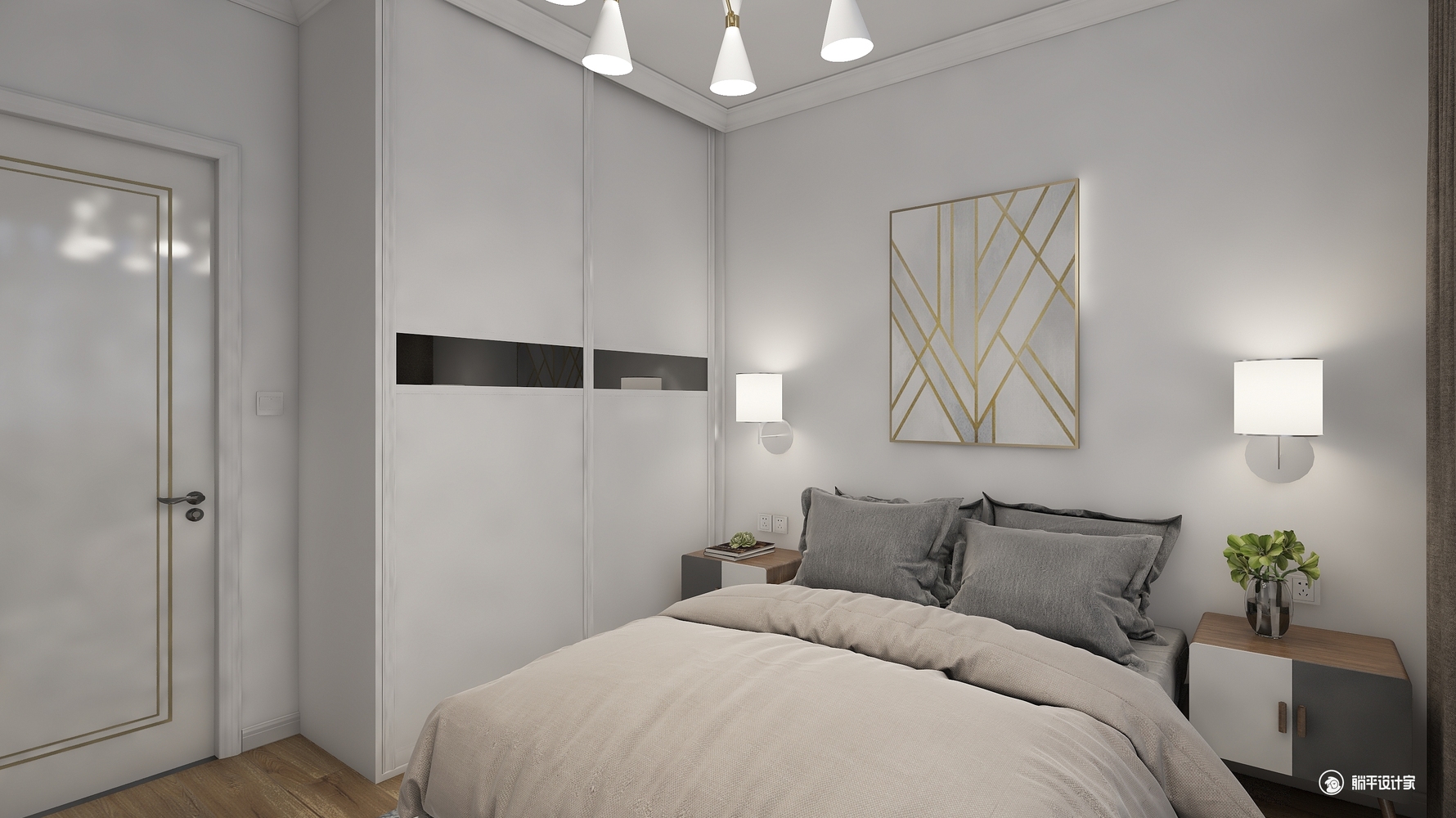 现代风格次卧装修设计效果图