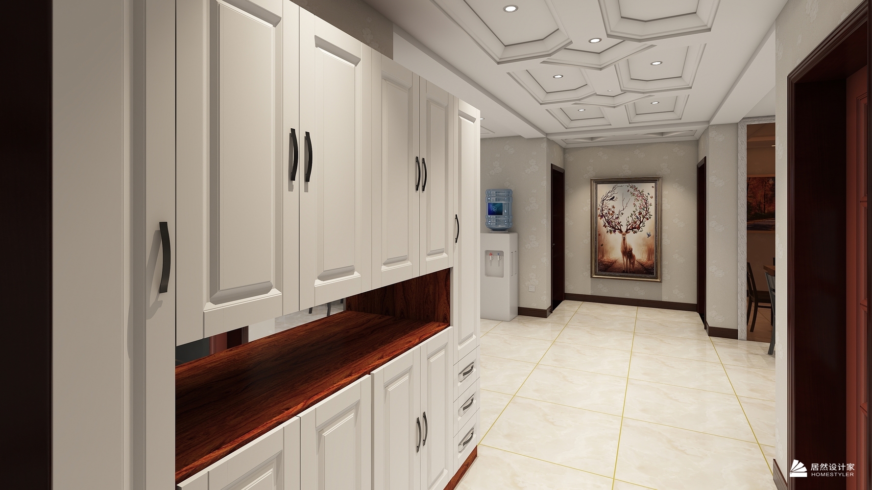 其它风格三室两厅装修设计效果图