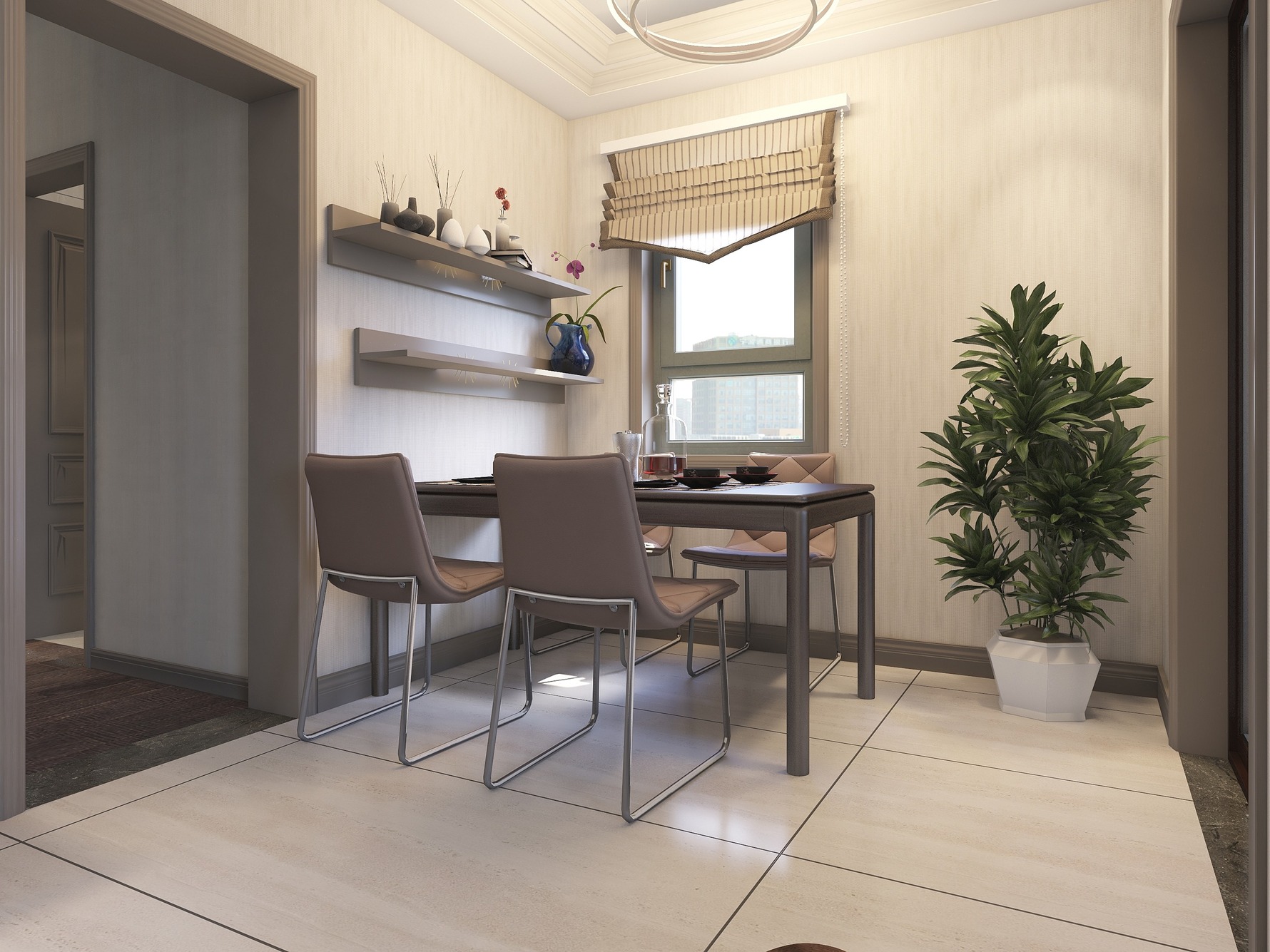 其它风格三室两厅装修设计效果图