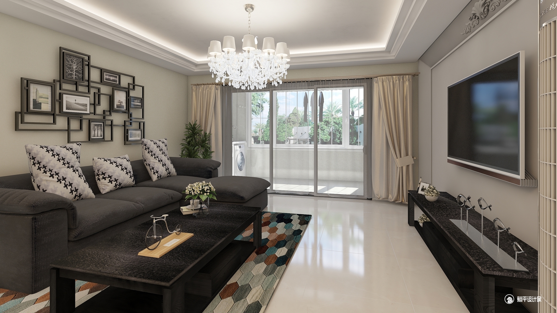 其它风格三室两厅装修设计效果图