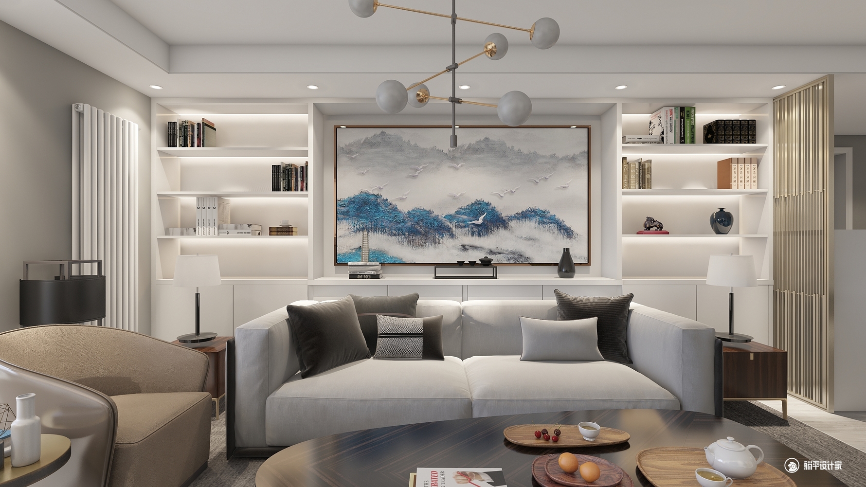 其它风格三室一厅装修设计效果图