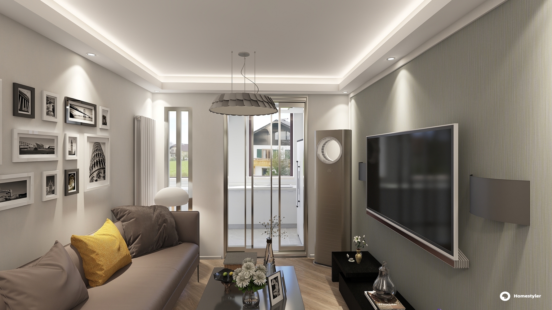 其它风格三室一厅装修设计效果图