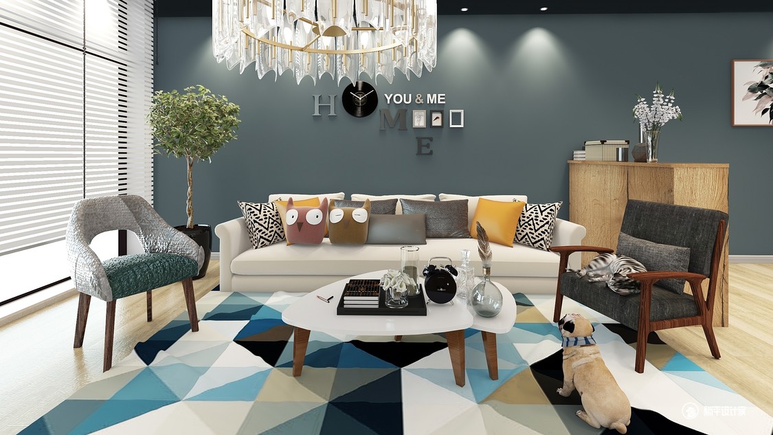 兴亚华府B2-1001北欧风格