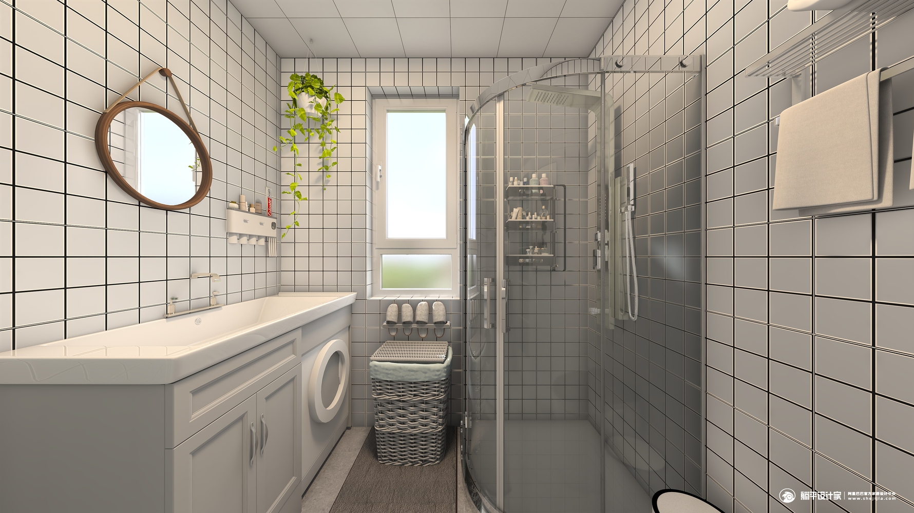 北欧风格卫生间装修设计效果图