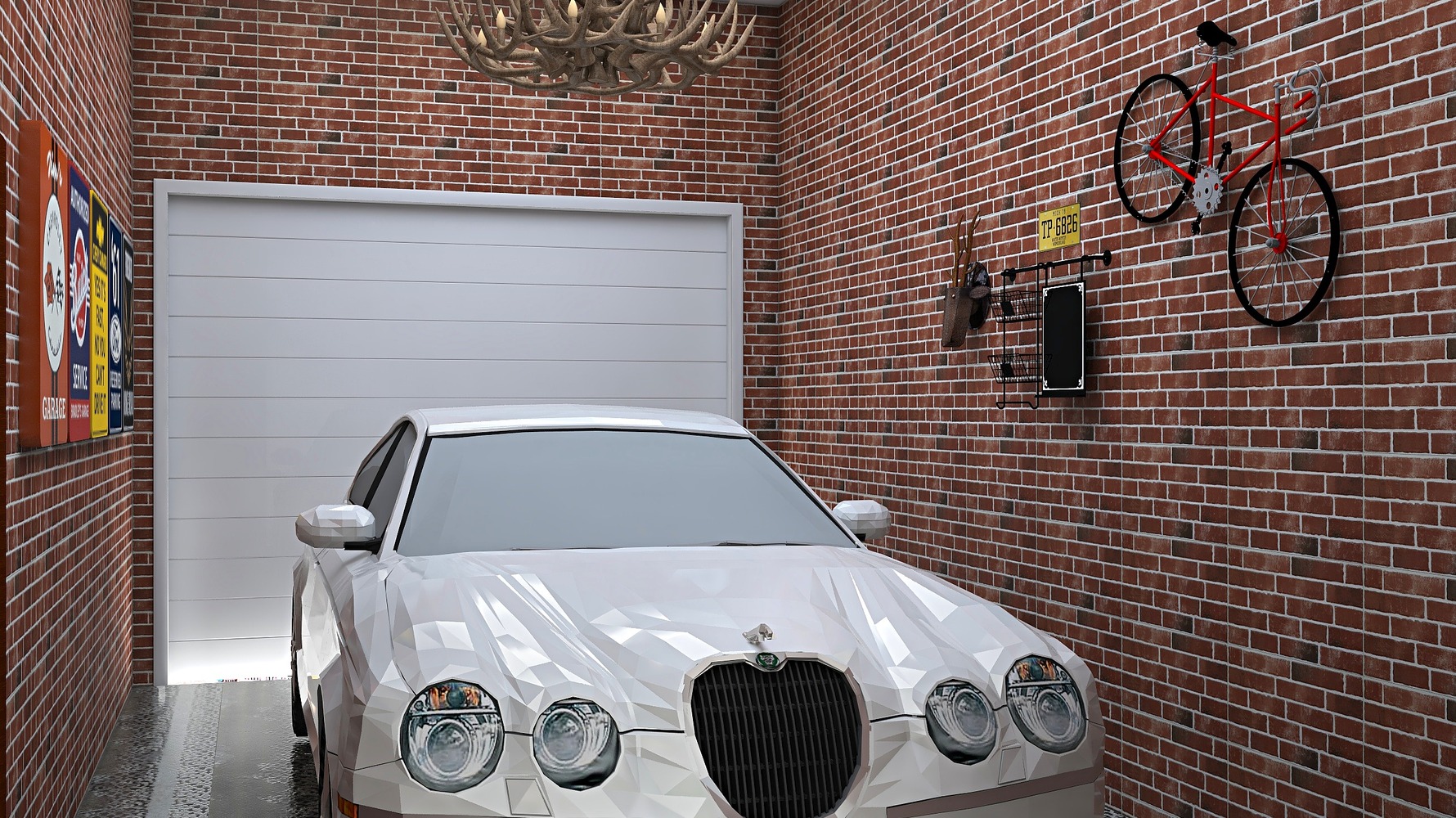 混搭风格车库装修设计效果图