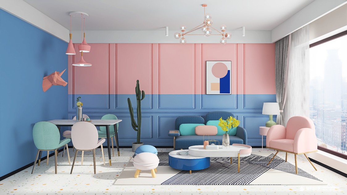 马卡龙软装案例讲解