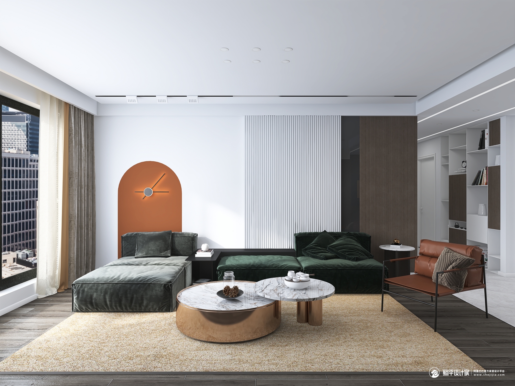 其它风格三室三厅装修设计效果图