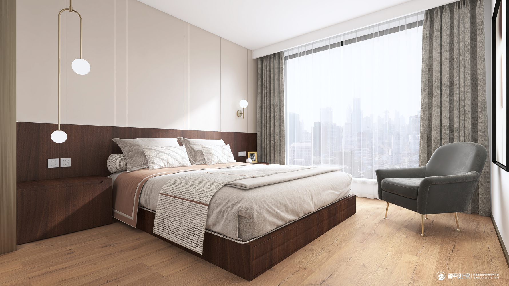 都市轻奢大平层样板间