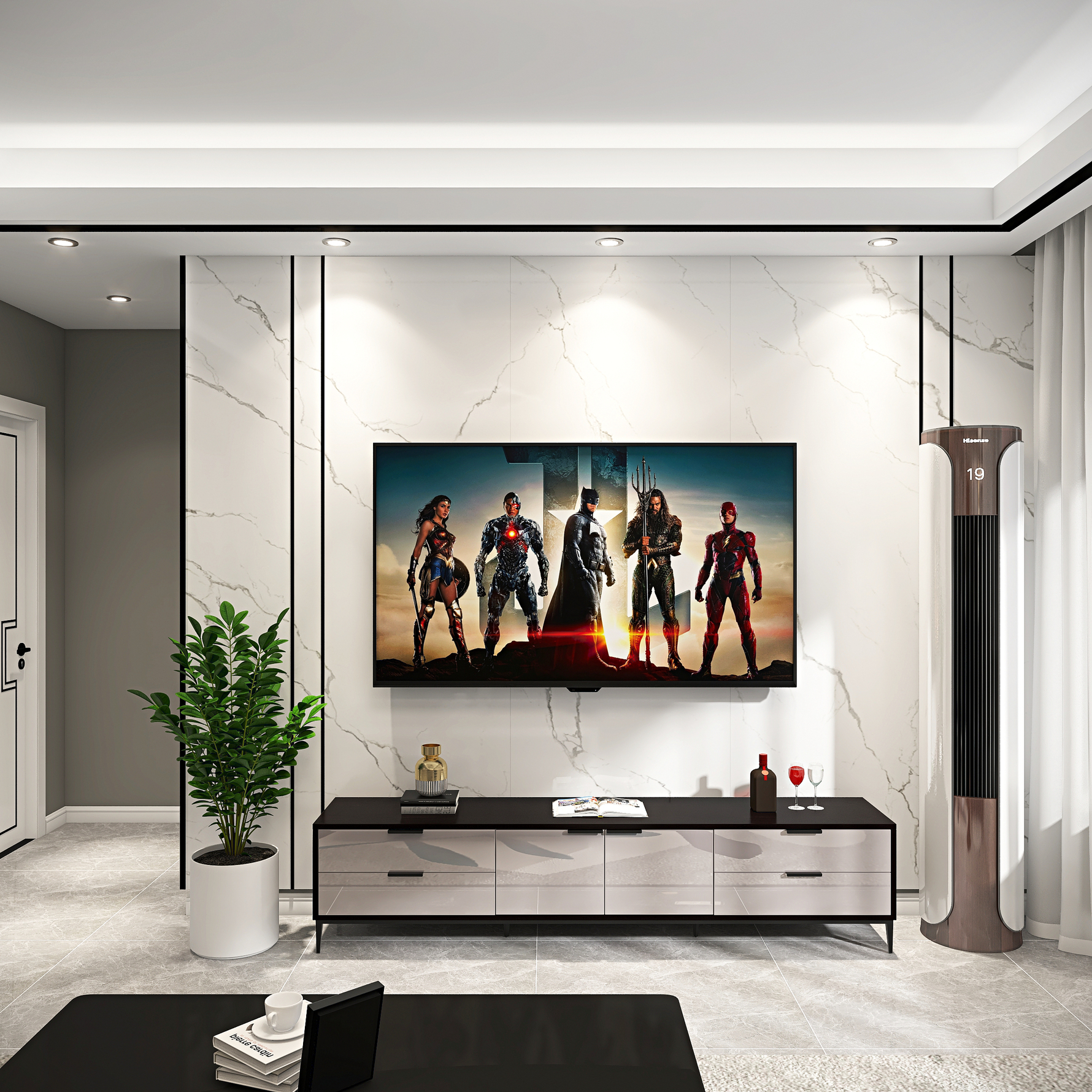 其它风格三室两厅装修设计效果图