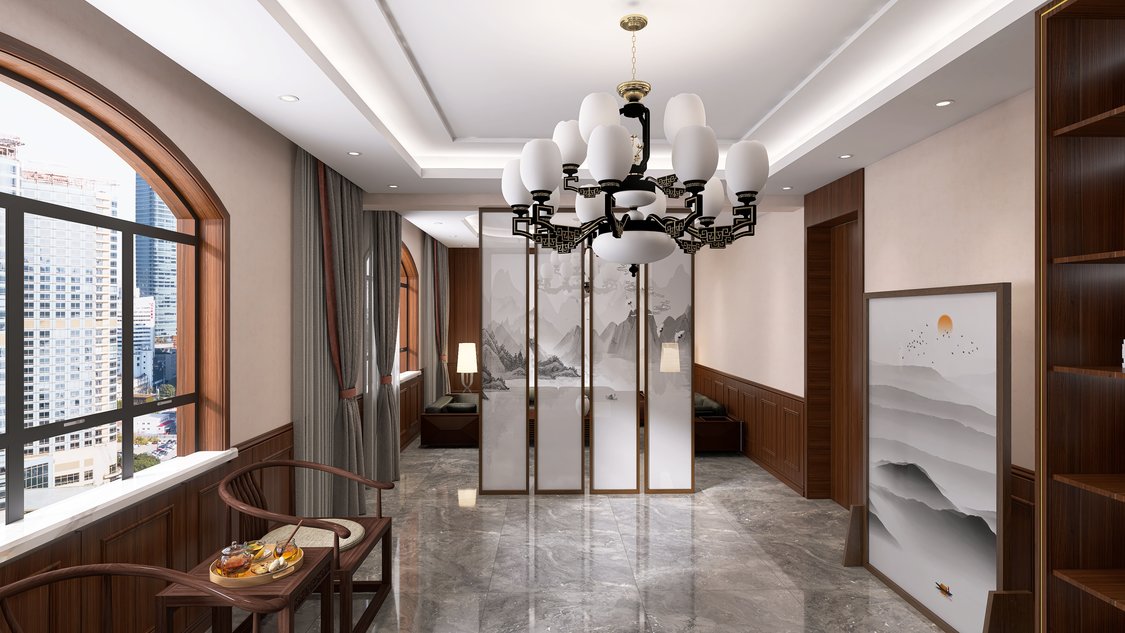 尊园63号别墅中式