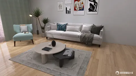 Professional interior design created with Homestyler 3D design software